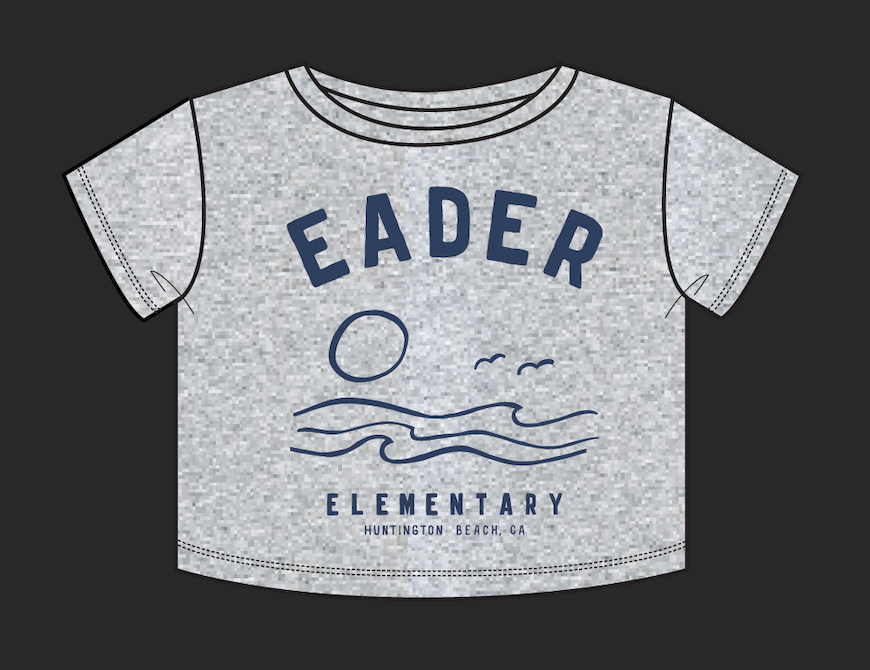 Eader Waves Grey Tee