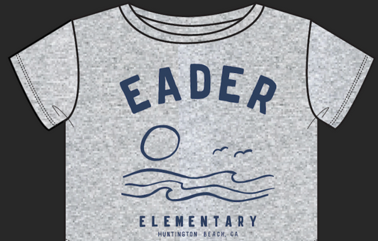 Grey Eader Waves Basic Tee